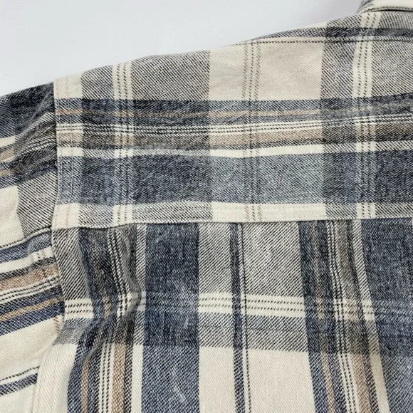 Vintage Gate Heavy Duty Outdoor Ranch Chore Flannel Shirt Mens Large USA Plaid - Picture 15 of 15